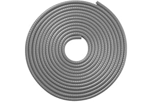 MRCPRIAN Protector de Goma para Puerta de Coche, sin Pegamento, Accesorios de Coche, Goma en Forma de U, para sedán, camión, SUV, ATV, Barcos (5m, Gris)