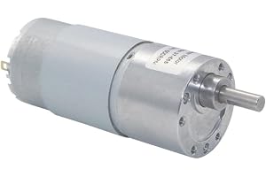 HF Mont JGB37-555 Högmomentreduktionsmotor DC-reduktionsmotor DC 6V 12V 24V Låghastighetsmotor framåt och bakåt(Single Motor