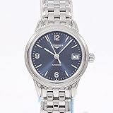 Uhr Longines Flagship l4.274.4.96.6 Schalter Stahl Quandrante blau Armband Stahl
