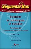 Sciences économiques et sociales Tle ES