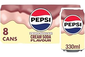 Pepsi Treats Cream Soda, 8 x 330ml