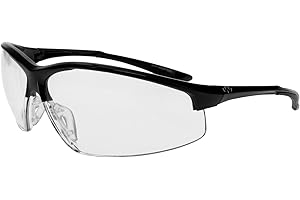 Walker's Gafas de tiro unisex Ikon Tanker Tanker con marco abierto, rosa con funda (paquete de 1)