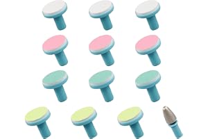 Nagelfilkuddar för bebisar 12 st – ersättningsdynor för elektrisk baby nageltrimmer – för nyfödda spädbarn och småbarn