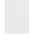 inr |Isometric Dots Grid Line A4 Paper | 5 mm Distance Between Dots |Equilateral 3D Triangle Graphical Shapes | Pack of 50 Sheets |Size 8.3 x 11.7 inch |100 GSM Natural White| GRD700