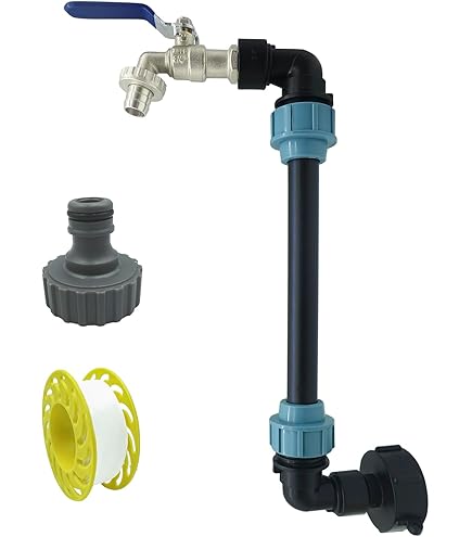 Rubinetto Plastica Per Acqua Piovana - 3/4 AG - Per Barili E Serbatoi IBC - Antigoccia E Resistente - Foto 9