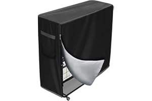 CDQL Funda de Almacenamiento de Cama Plegable,Protector de Cama Plegable,Cubierta de Cama Plegable de Tela Oxford con Cremallera Cubierta Protectora Impermeable Resistente Al (L)