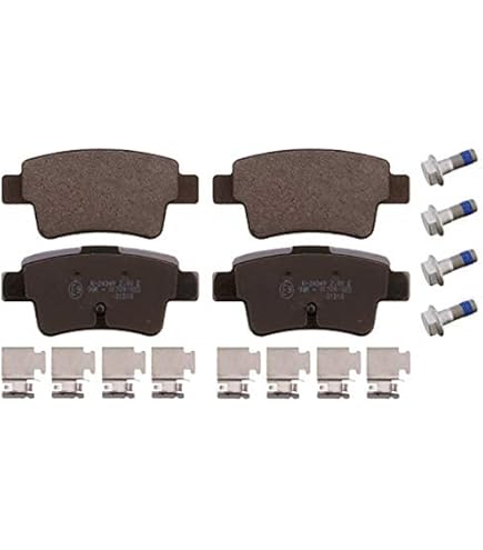 Set Pastiglie Freno Posteriori Bendix Per Vauxhall Corsa D 1.6 Turbo VXR 2007-2014, 4 Pezzi