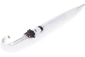 Isotoner Parapluie cloche transparent,