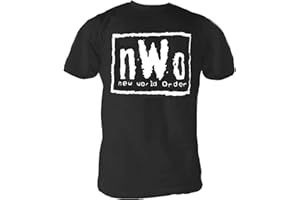 Costume Agent New World Wrestling Adult Black T-Shirt