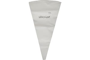 silikomart | Sac a Poche 46 cm, Realizzata in Cotone, Impermeabile e Resistente per Decorare Dolci, Confezione da 1 Pezzo, Made in Italy