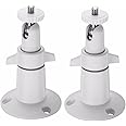 2 Pack Security Camera Wall Mount Bracket,Adjustable Indoor/Outdoor Mount for Arlo Pro Arlo Pro 2 Arlo Ultra and Other Compatible Models(White)