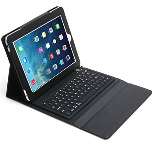Preisvergleich Produktbild Kaiki Für iPad 2 3 4 Bluetooth Silikon Keyboard Stand Ledertasche Cover
