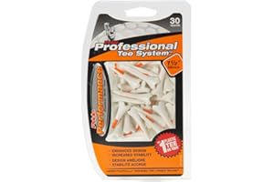PRIDE GOLF TEE PrideSports Tees plástico Professional tee System, Camisetas de Golf Pride Performance, 30 Unidades, 1-1/2 Pulgadas, Unisex Adulto, White/Orange, 1 1/2"