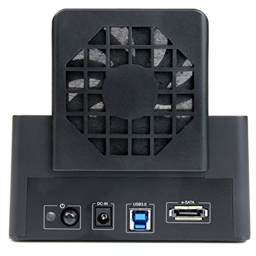 USB 3.0/ eSATA Dockingstation für SATA Festplatten – 2,5/3,5″ HDD / SSD Docking Station mit UASP und Lüfter - 3