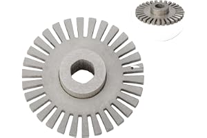 Optisk enkodarsimulator med 30/60 spår för Logitech G25 G27 rattuppgradering, exakt ersättningshjul tillverkat av 304 för racingsimulering, 16 mm diameter silver (30 spår)