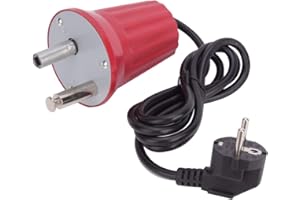 Domigard Grillmotor, Barbecue Grillmotor, Motorgrill Elektrische Maschine, ABS Barbecue Rotator Zubehör für Grillgeräte FD801B, EU-Stecker 250 V (Rot)