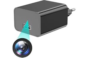 UIKOP Mini Caméra Espion Caméras Surveillance Caméras avec Détection Mouvement & Vision Nocturne, Intérieur/Extérieur