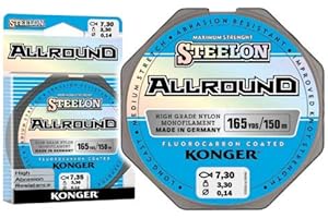 Konger Angelschnur Allround Fluorocarbon Coated Spule 150m Monofile