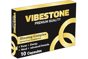 VIBESTONE Gold Stronger for Longer New Formula- Ultra Strong Performance Enhancing Pills, Stamina Endurance Booster Gold Supplement Pills for Men - 10 Ginseng Capsules
