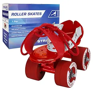 Strauss Adjustable Roller Skates Suitable for All Age Group, (Multicolor)