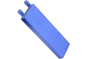 BXQINLENX Aluminum Water Cooling Block for CPU Radiator Heatsink 40x 120mm Blue