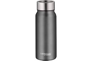 ThermoCafé by THERMOS TC Mug, Thermobecher Edelstahl Stone Grey 500ml, Kaffeebecher hält 9 Stunden heiß, Coffee to go Becher dicht und spülmaschinenfest mit zerlegbarem Verschluss, 1 Stück (1er Pack)