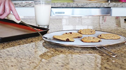 Cucinare Splatter Screen Guard with Double Thick Mesh for Cooking, Stainless Steel with Finest Woven Mesh and Resting Feet by Cucinare - 6