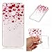 Produktbild Soft TPU Neu Huawei P10 Lite(2017)Hülle Durchsichtig Transparent Tasche Für 5,2-Zoll Huawei P10 Lite(2017) Hülle Silikon Muster [Herz] hinten Ultra Slim Back Cover Schutzhülle Wasserdicht Stoßfest Case