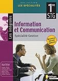 Image de Information et Communication 1e STG : Spécialité Gestion