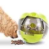 Renfox Dog Food Ball Tumbler Interactive Dog Toys Food Dispenser Treat Ball Dogs
