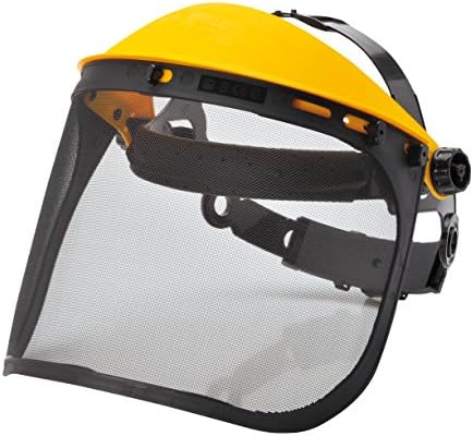 Face Shield Browguard And Steel Mesh Safety Visor