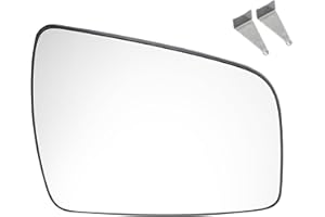 A ABSOPRO Cristal de Espejo Retrovisor Coche Derecho Retrovisor Calefacción Espejo Cristal para Opel Zafira B 2009-2014