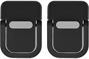 Bidponds Lot de 2 supports portables invisibles pour ordinateur portable, mini pieds en aluminium, auto-élévateurs pliables et rafraîchissants, support de clavier d'ordinateur, convient pour 30,5 à