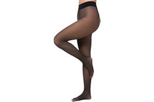 Nur Die Warm & Transparent extra haltbar 80 DEN warme Fein-Strumpfhose beige durchscheinend Komfortbund Damen