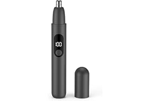 SMITY Nasenhaartrimmer, wiederaufladbare kabellose Ohr Augenbrauen Trimmen Werkzeug Rasierapparat einfache Reinigung mit