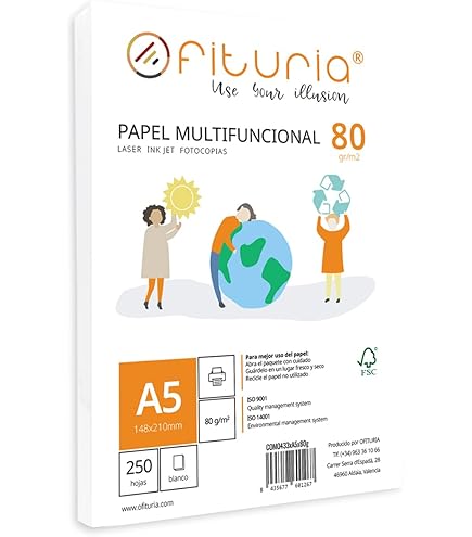 Carta Per Fotocopie Mondi ColorCopy A5 - 100 G/m², 5000 Fogli, Per Laser E Getto D'Inchiostro - Foto 7