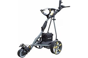 ProRider Electric Golf Trolley Upgraded 36 Hole Battery, Auto Distance Mode 7 Different Speeds Powerful Motor Extra Grip Wheels All Accessories included, Durable Powerful and Lightweight Golf Cart