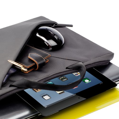 Rivacase – hochwertige Notebooktasche / Schultertasche für Notebooks bis 15,6″ (39,6 cm) in Grau - 2