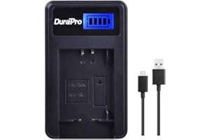 DuraPro Rapid LCD USB Battery Charger Replacement for Canon NB-13L Battery; Canon PowerShot G5 X G5X G7 X G7X G9 X G9X Digital Cameras