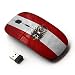 Produktbild Graphic4You Vintage Uralt Flagge Von Österreich Österreichisch Design Ergonomische Schnurlos USB Wireless 2.4G optische Maus PC Mit Empfänger