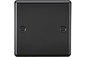 Knightsbridge 1G Blanking Plate - Matt Black