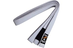 PLAYWELL Martial Arts Competition Grade Ju Jitsu White Pro Thick Quality Belt