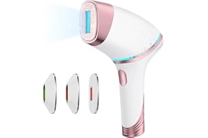 ‎AMINZER IPL Geräte Haarentfernung Laser de Eiskühlung 999.900 Lichtpulse mit 2 Modi 5 Energieniveaus, Haarentfernung für Männer, Frauen, Gesicht, Achseln, Beine, Nachtsichtgeräte, Körper