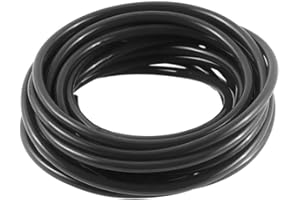 Gexmile Pneumatischer Luftschlauch Polyurethan PU 10 Meter Druckluftschlauch Luft Kompressor Schlauch Pneumatik Außen 8mm x Innen 5mm Schwarz