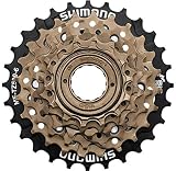 Komponentengruppe: Tourney SHIMANO MF-TZ500 Schraubkranz 6-Fach braun/schwarz 2018 Kassette