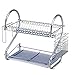 Produktbild Durable Dish Rack 2-Tier Rostfreier Stahl Rostfreier Dish Drainer