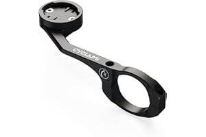 CYCLAMI CYCLAMl Soporte de Bicicleta de aleación de Aluminio Compatible con Garmin Edge, para iGPSPORT, XOSS, CooSpo Ciclocomputador, Soporte Frontal para Bicicleta