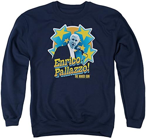 Naked Gun - Mens Its Enrico Pallazzo Sweater, Large, Navy