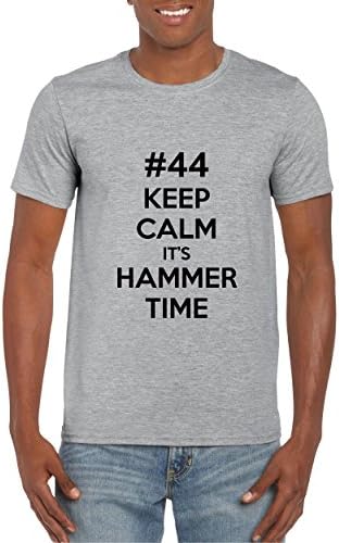 #44 Keep Calm It's Hammer Time Mens/Adult Novelty Tshirt - Sport/Racing/Funny/Gift/Present/Fan