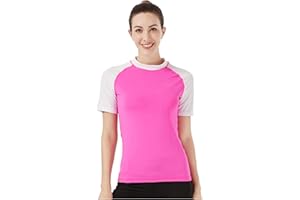 HMILES Rash Guards T-shirt de surf UPF50+ Protection UV pour homme